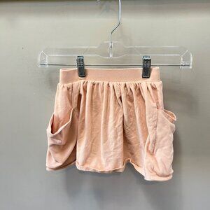 Remie Girl Soft Peach Pocket Skirt Size 4‎